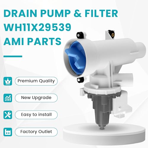 WH11X29539 WH11X39237 Washer Drain Pump and Filter Fit for G