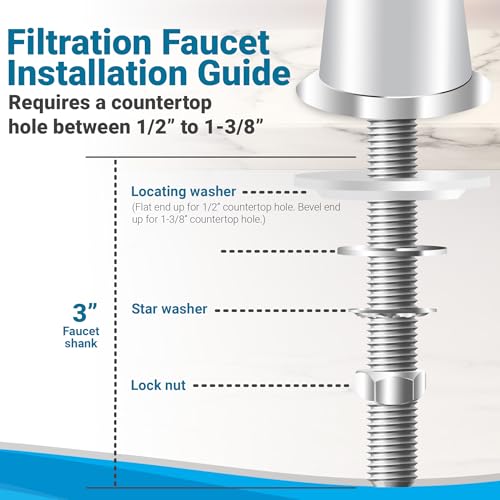 Non-Air-Gap Brass RO Faucet, Chrome