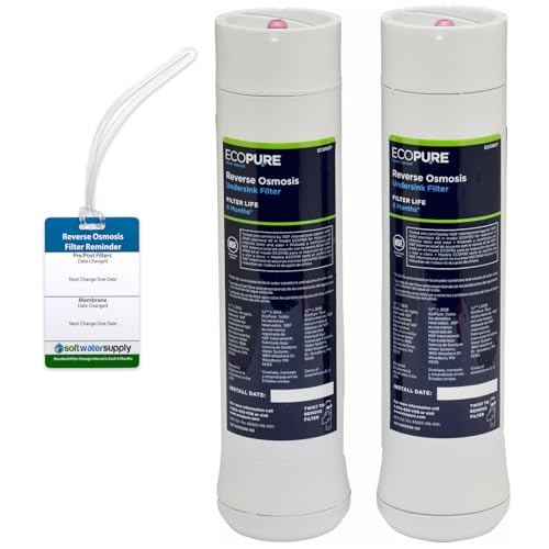 EcoPure Reverse Osmosis Filter Pair