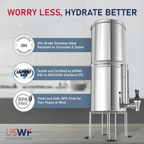 USWF Gravity Fed Water Filter System