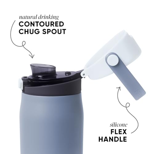 Insulated Sport Water Bottle with Chug Lid