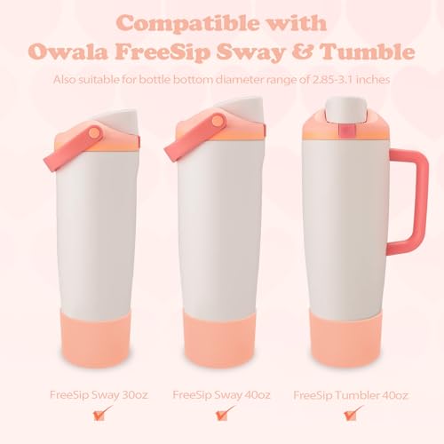 Silicone Boot for Owala 30oz & 40oz FreeSip Sway Bottles & Tumblers