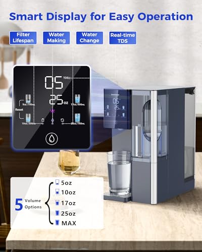 7 Stage Countertop Reverse Osmosis Water Filter System
