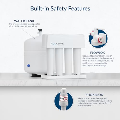 Premier 4 Stage RO Reverse Osmosis Under Sink Drinking Water Filtration System
