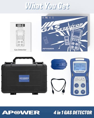 Gas Detector 4 Gas Monitor for H2S