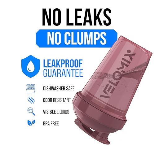 2 Pack 20oz Protein Shaker Bottle for Protein Mixes (2 Count)