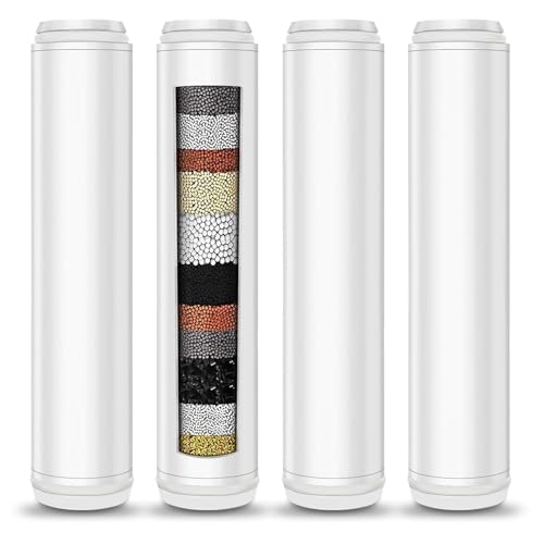 4 PACK Multi Stage Filter Replacement Compatible with PWERAN for Handheld Shower Head (4 Count)