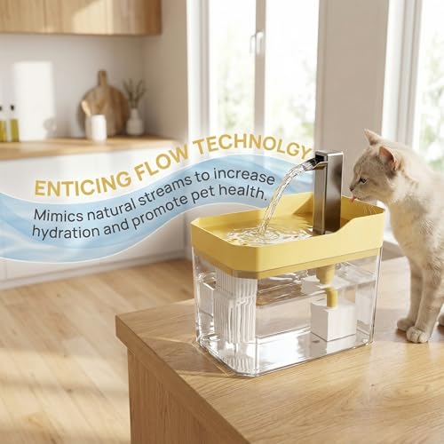 Cute Small Cat Water Fountain 1.5L