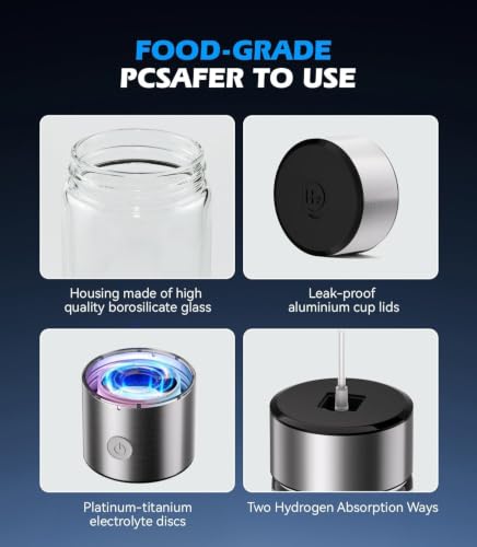 5.0 Upgrade Hydrogen Water Bottle【NO.1