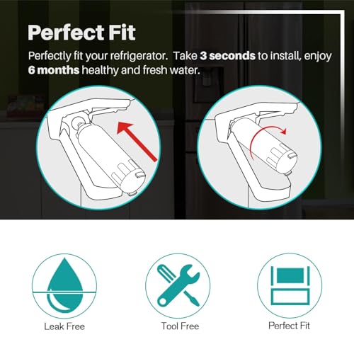 PLUS NSF ANSI 53 Cert. Water Filter Replacement for LG LT800P (4 Count)