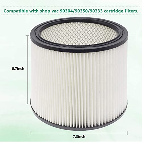 90304 90350 Shop Vac HEPA Cartridge Replacement Filter
