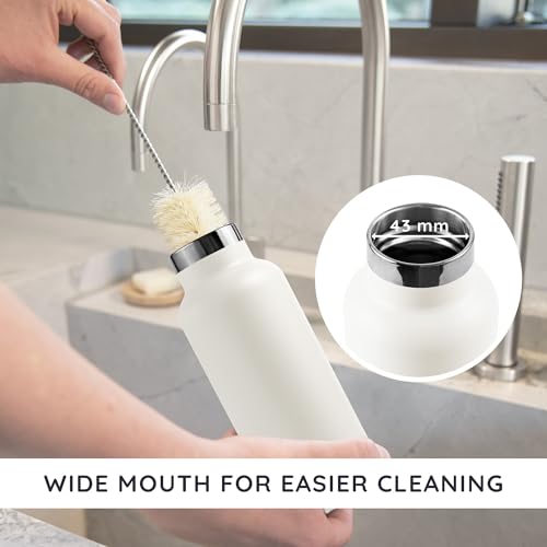 12 oz Water Bottle Stainless Steel with Handle
