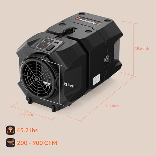 900 CFM Air Scrubber Commercial