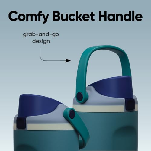 FreeSip Sway Stainless Steel Water Bottle 40 oz Denim