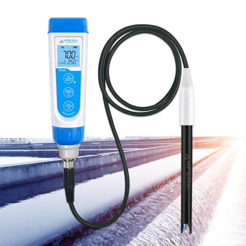 PH60 WW Handheld pH Meter Tester Kit with LabSen 335 ATC pH Electrode for Lab