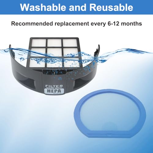 4 Pack Vacuum Filter Set Compatible with Hoover T