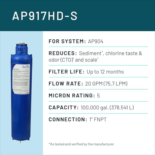3M Aqua Pure AP900 Series Whole House Water Filter Cartridge AP917HD