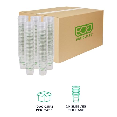 GreenStripe Clear Disposable Cold Cups (1000 Count)