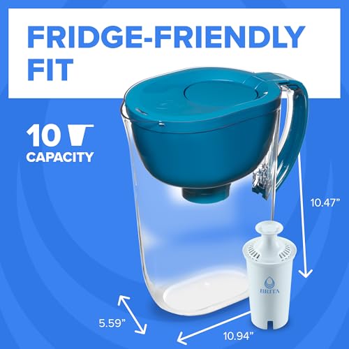 Large 10 Cup Water Filter Pitcher with SmartLight Indicator
