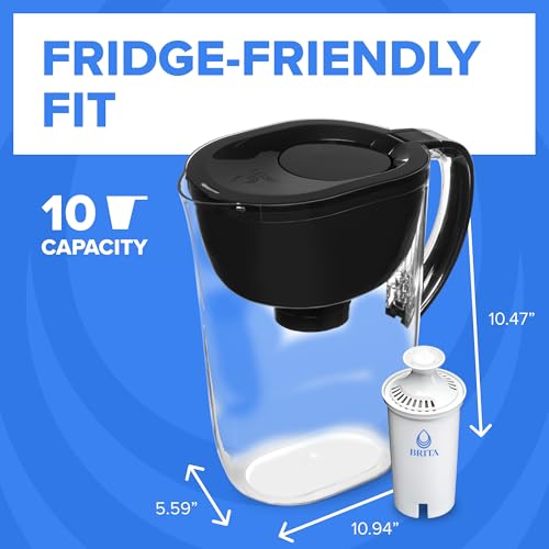 Large 10 Cup Water Filter Pitcher
