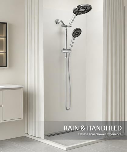 Filtered Shower Head with Handheld High Pressure Shower Head with Filters