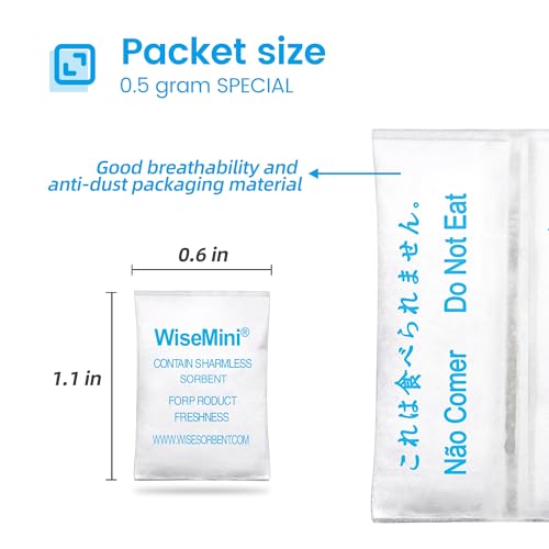 0.5 Gram 11000 Pack Silica Gel Packs