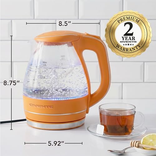 1.5L Glass Electric Kettle Water Boiler