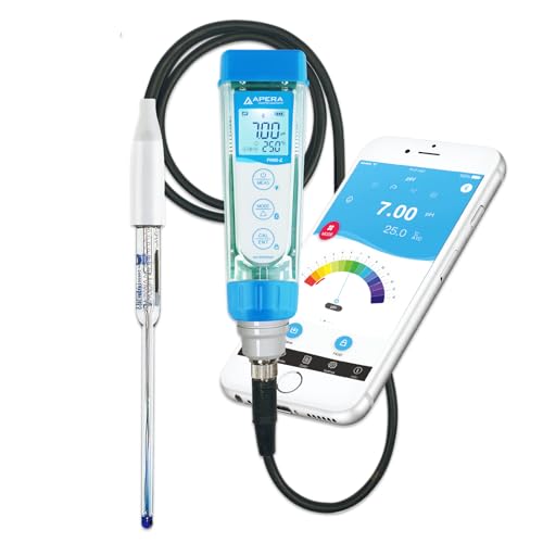 PH60Z MS Smart Handheld pH Meter Tester Kit with LabSen 246