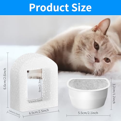 24Packs Pet Water Fountain Filters (24 Count)