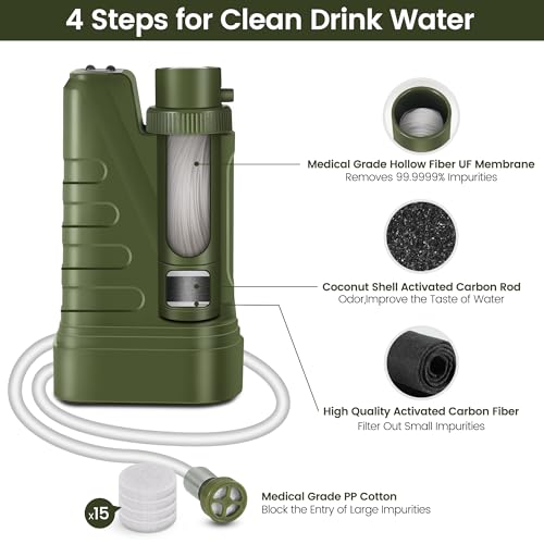 Electric Portable Water Filter Survival