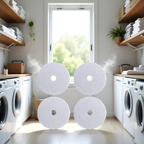 10 Pcs White Universal Cloth Dryer Exhaust Filter Portable Dryer Replacement Lint Filter Air Intake Paper Filters for Chef Dryer