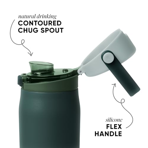 Insulated Sport Water Bottle with Chug Lid