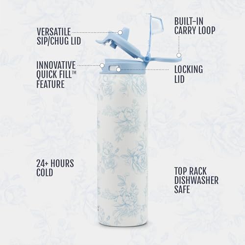 Pop & Fill 32oz Stainless Water Bottle
