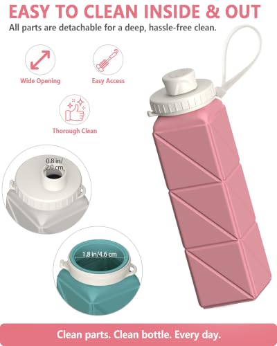 Collapsible Water Bottles 21oz