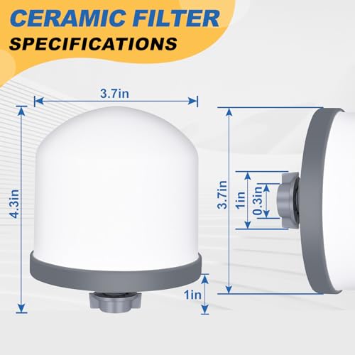 2Pack Replacement Ceramic Dome Water Filter (2 Count)