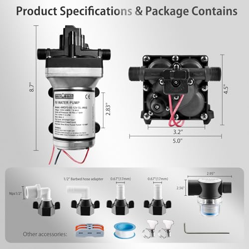 RV Water Pump 12V DC 4008
