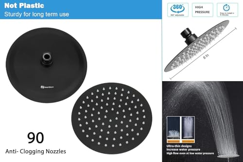 Shower Head and 15 Stage Shower Filter Combo