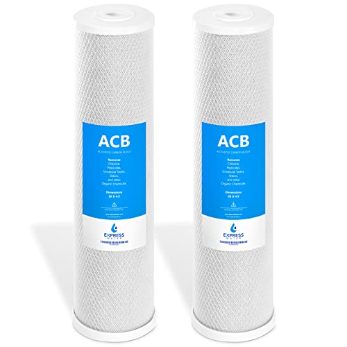 2 Pack Water Filter Activated Carbon Block Replacement Filter (2 Count)