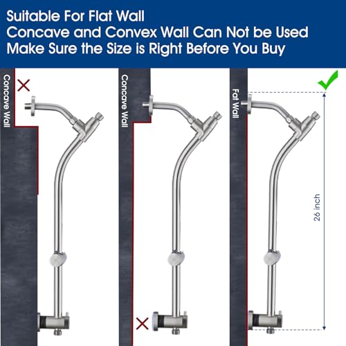High Pressure Shower Head with Handheld Shower