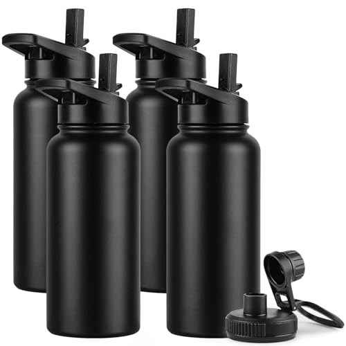 32 oz Insulated Water Bottle Bulk (4 Count)
