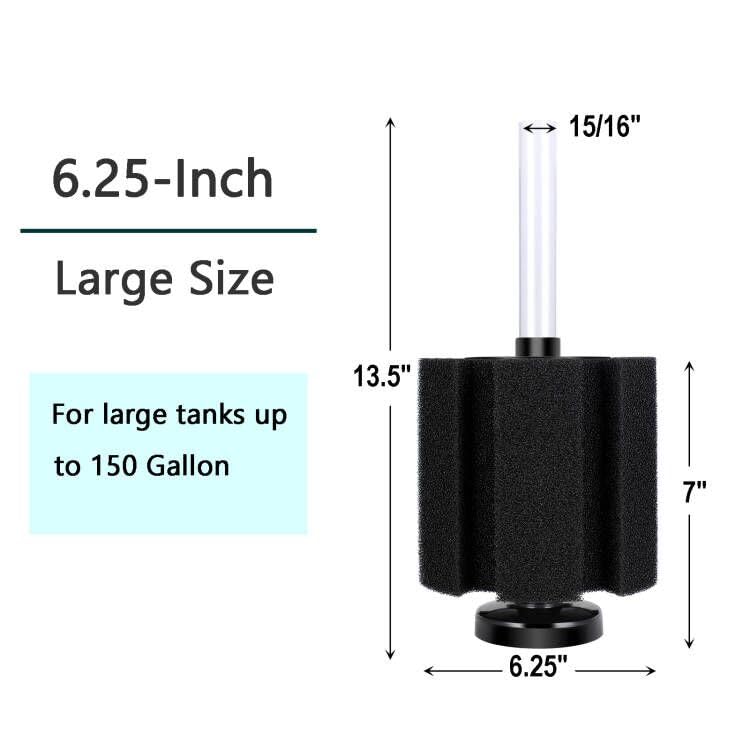 Aquarium X Large Bio Sponge Filter Breeding Fry Fish Tank