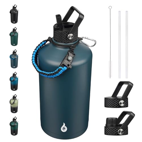 128oz Insulated Water Bottle with Straw Lid