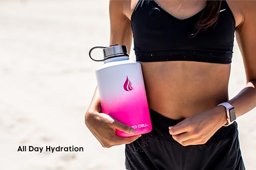 Stainless Steel Insulated Water Bottle with Straw