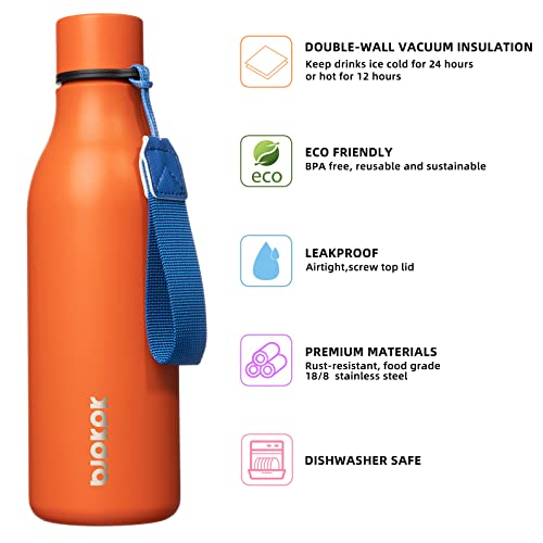 18oz Insulated Water Bottle