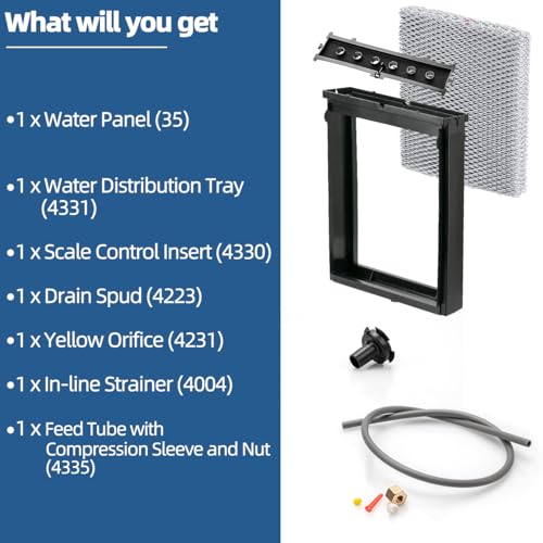 4839 Humidifier Maintenance Kit with 35 Water Panel for Aprilaire Parts