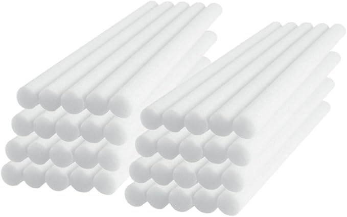 PRETYZOOM 200pcs Diffuser Replacement Sticks Fragrance Wands for Humidifiers and Car Diffusers High Absorption Design for Lasting - AquaVibe