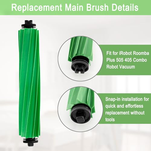 Replacement Parts Accessories Kit for iRobot Roomba Plus 505 Combo 405 Combo Robot Vacuum Cleaner