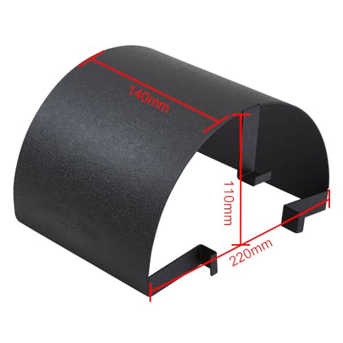 Universal Steel Air Filter Heat Shield Cover Burning Air Intake Filter Cover for 2.5