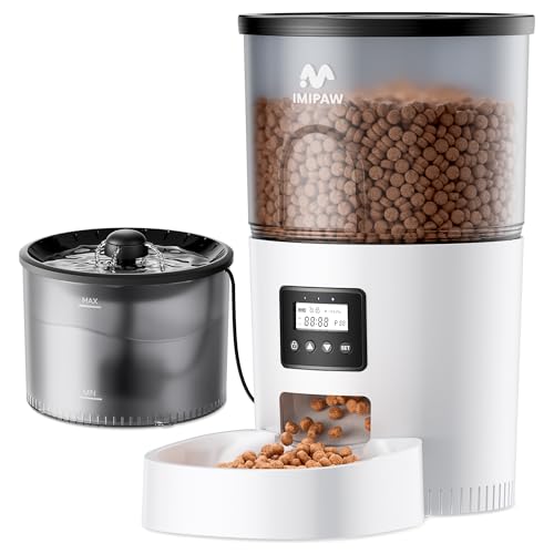 Automatic Cat Feeder and Water Fountain