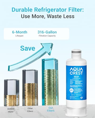 AQF FF45 Refrigerator Water Filter (4 Count)